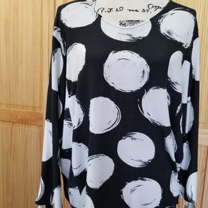 Dolman, slit sleeve top